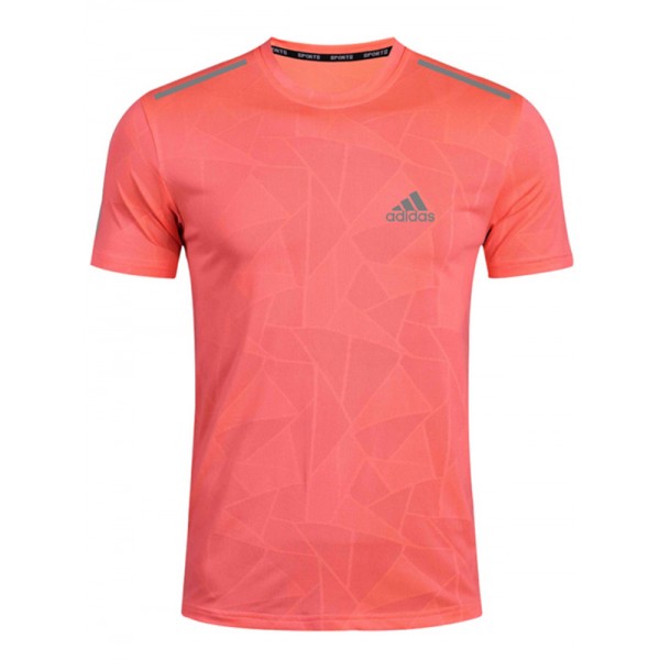 Adas maglia da allenamento abbigliamento sportivo uniforme da uomo in esecuzione maglia da calcio calcio casual manica corta t-shirt rosa 2023-2024